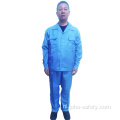 Nieuwe blauwe antistatische kleding